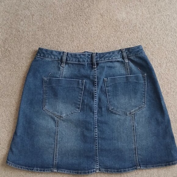 Mossimo Jean Skirt Plus Size - Picture 3 of 5